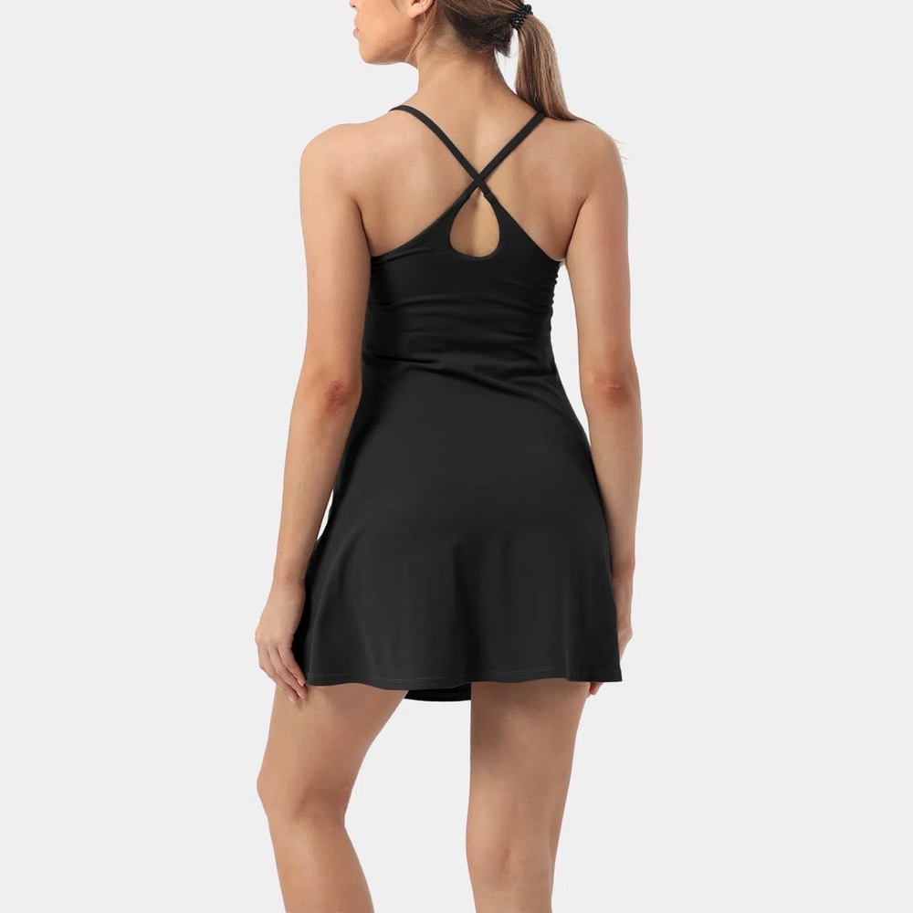 Halara - Black Workout Dress - Gem Halara - Black Workout Dress - Gem